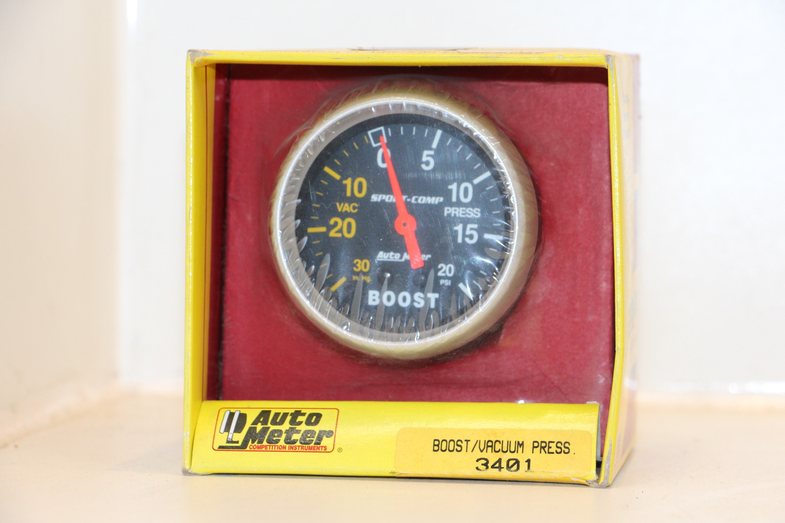 Manomètre pression turbo Auto meter ref 3401 - Vintage Garage