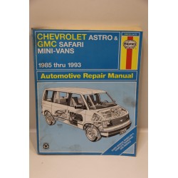 Revue technique pour Chevrolet Astro et pour GMC Safari mini-Vans de 1985 à 1993