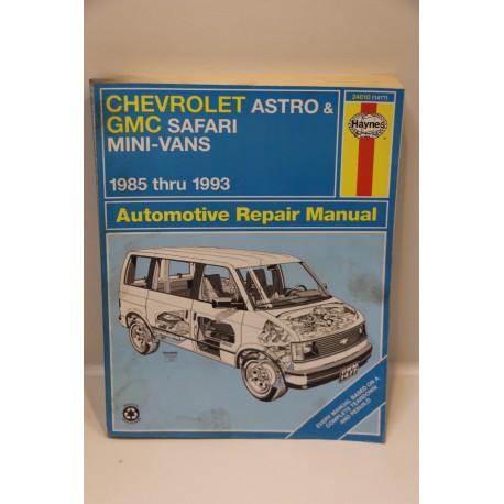 Revue technique pour Chevrolet Astro et pour GMC Safari