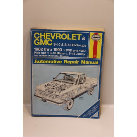Revue technique pour Chevrolet et pour GMC S10 S15 pick-ups de