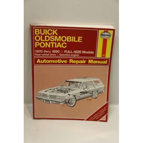 Revue technique pour Buick pour Oldsmobile pour Pontiac de 1970