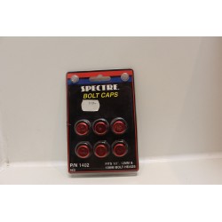 Cache vis rouge pour tête de boulon 1/2’’ 12mm et 13mm