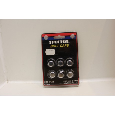 Cache vis chromé pour tête de boulon 7/16’’ et 10mm - Vintage