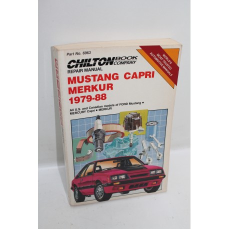 Manuel de réparation Mustang Capri Merkur de 1979 à 1988 zn