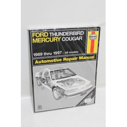 Manuel de réparation pour Ford Thundirbird pour Mercury Cougar de 1989 à 1997 en anglais