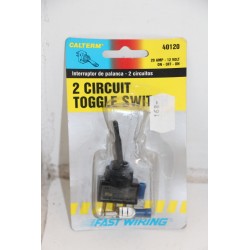 Interrupteur à bascule double circuit on/off 12 volts 20
