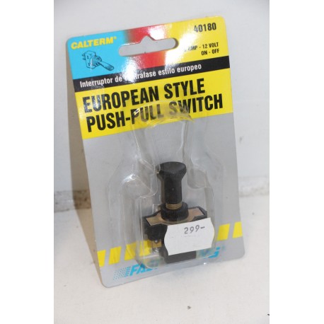 Interrupteur on/off « push-pull » 12 volts 16 ampères - Vintage