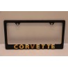 Support de plaque d’immatriculation métallique Corvette -