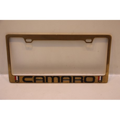 Support de plaque d’immatriculation métallique Camaro - Vintage