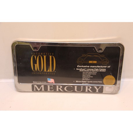 Support de plaque d’immatriculation plastique pour Mercury -