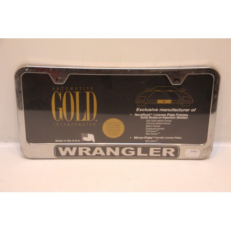 Support de plaque d’immatriculation plastique Wrangler -