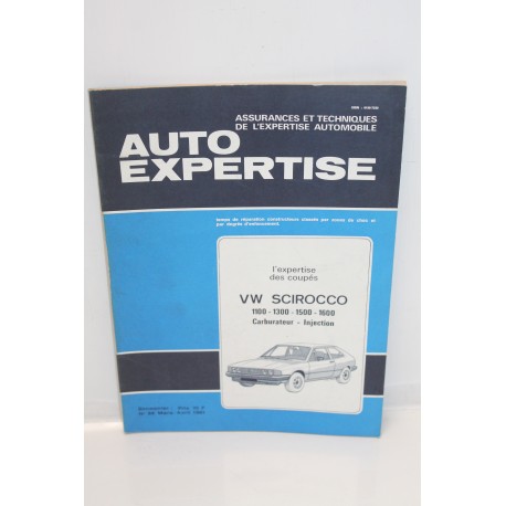 Revue auto Expertise Fiches SRA pour Volkswagen Scirocco 1100 –