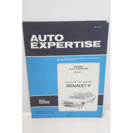 Revue auto Expertise Fiches SRA pour Renault 9 - Vintage Garage 