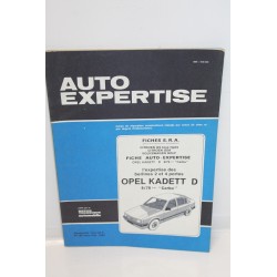 Revue auto Expertise Fiches SRA pour Opel Kadett D après septembre 1979 à carburateur