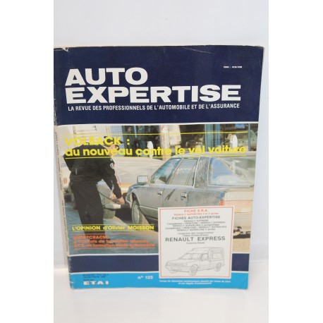 Revue auto Expertise Fiches SRA pour Renault express - Vintage