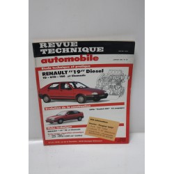 Revue Technique Automobile 511 pour Renault 19 TD GTD TDE et chamade de janvier 1990