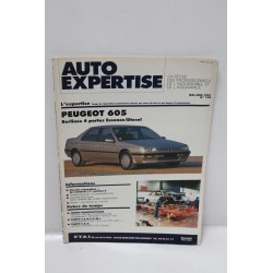 Revue auto Expertise pour Peugeot 605 mai- juin 1991 numéro 149