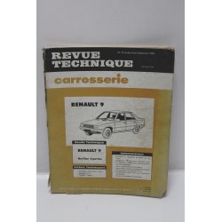 Revue technique Service Carrosserie pour Renault 9 juillet août septembre 1982