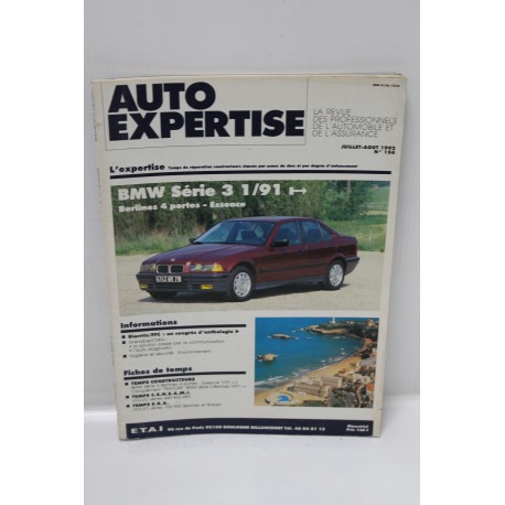 Auto expertise pour BMW série 3 juillet août 1992 numéro 156 -