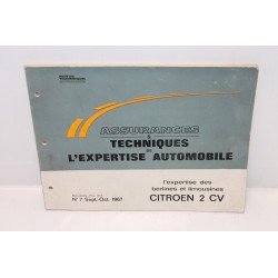 Assurance et techniques de l’expertise automobile Citroën 2CV septembre 1967