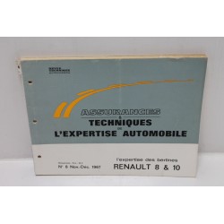 Assurance et techniques de l’expertise automobile pour Renault 8 et 10 numéro 8