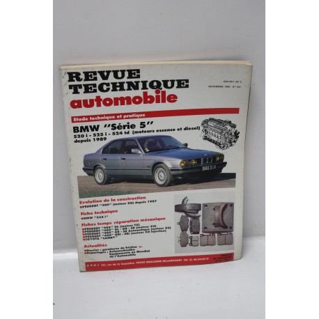 Revue technique automobile pour BMW série 5 520i 525i 524td de