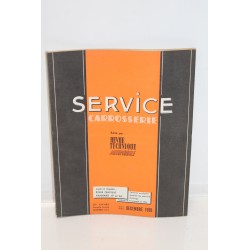 Revue technique Service Carrosserie 1965 Panhard 17 et 24 numéro 12C décembre