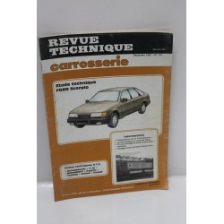 Revue technique Service Carrosserie pour Ford Scorpio numéro 110 décembre 1970