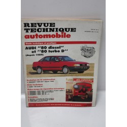 Revue technique automobile pour Audi 80 diesel et turbo diesel décembre 1990