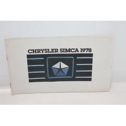 Présentation de la gamme pour Chrysler pour Simca année 1978