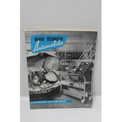 Revue technique automobile électricité 1956