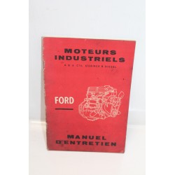 Manuel d’entretien moteurs industriels 4 et 6 cylindres essence et diesel pour Ford