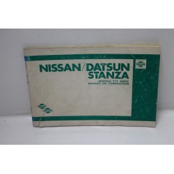 Manuel du conducteur pour Nisan pour Datsun Stanza modèle T11