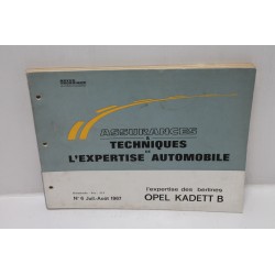 Assurance et techniques de l’expertise automobile pour Opel Kadett B juillet 1967