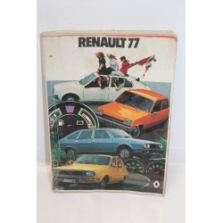 Livre de présentation de la gamme pour Renault année 1977