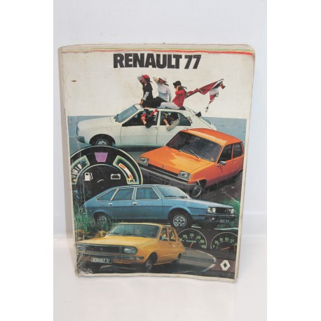 Livre de présentation de la gamme pour Renault année 1977 -