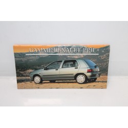 Brochure présentation gamme pour Renault année 1991