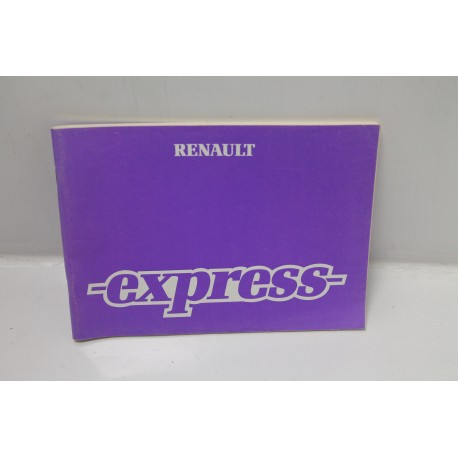 Renault EXPRESS 1990 notice d'entretien ne540 2è 