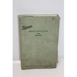 Manuel d’entretiens pompe à injection Simms en anglais