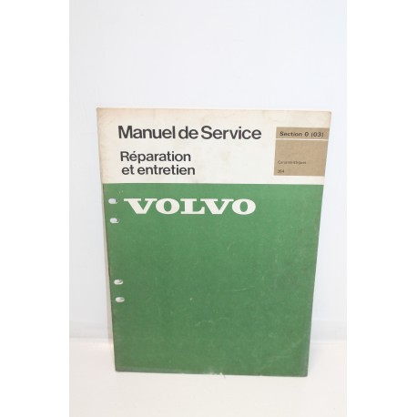 Manuel de service réparation et entretien pour Volvo 264