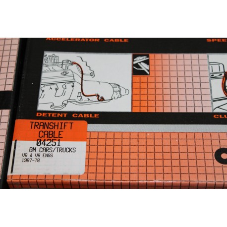 Câble de boite de vitesse pour Gm (automobile et camion) V6 et