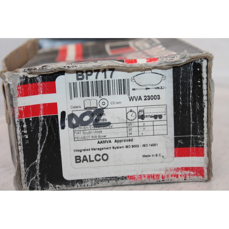 Plaquettes de freins plaquettes de frein avant Citroen Evasion Jumpy Fiat scudo ulysse peugeot