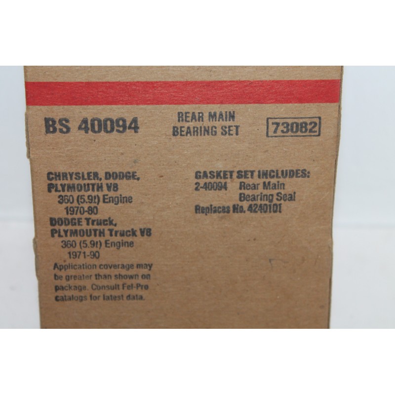 Fel-Pro BS 40094 Rear Main Seal Set BS40094