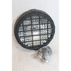 Phare de travail rond avec grille de protection et fixation anti vibration