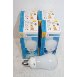 5 ampoules culot E27 lumière jaune 220-240 volts