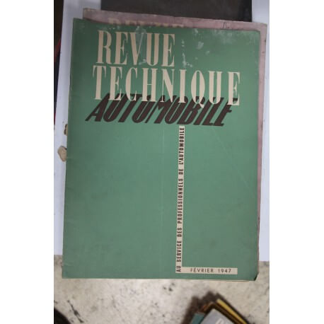 Revues techniques février 1947 - Vintage Garage 