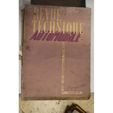 Revues techniques décembre 1947 - Vintage Garage 