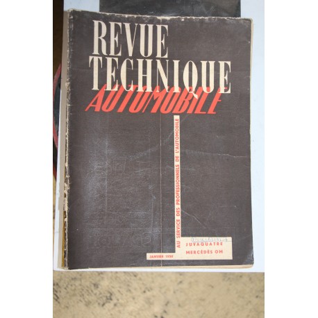Revues techniques janvier 1950 Juvaquatre pour Mercedes OM -