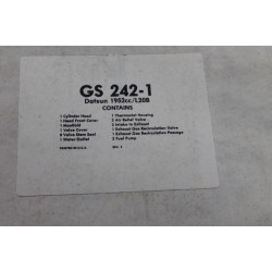 Pochette de joints haut moteur pour Datsun 2,0l type L20B -
