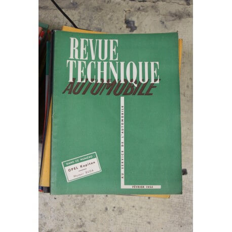 Revues techniques février 1954 pour Opel Kapitan et moteur Buda